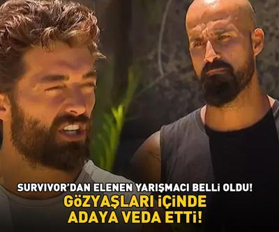 Survivordan elenen yarışmacı belli oldu GÖZYAŞLARI İÇİNDE ADAYA VEDA ETTİ