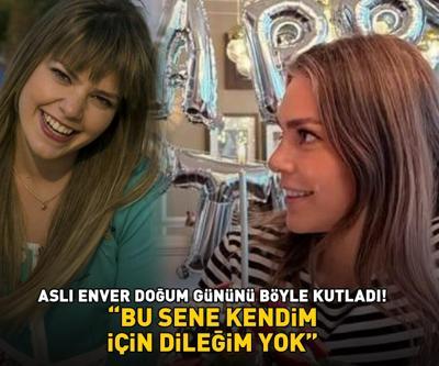 Kavak Yellerinin Minesi Aslı Enver 41 yaşında Ünlü oyuncu doğum gününü böyle kutladı: BU SENE KENDİM İÇİN DİLEĞİM YOK