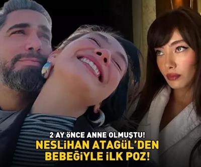Yaprak Dökümünün Deniziydi 2 ay önce anne olan Neslihan Atagülden bebeğiyle ilk poz