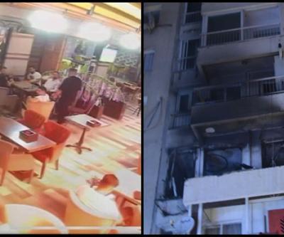 İzmir’de gaz sızıntısı sonrası patlama: 4 yaralı O anlar kafedeki kameraya yansıdı...