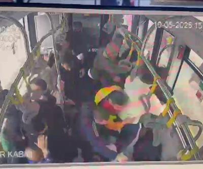 Beylikdüzü’ndeki metrobüs kazası araç içi kamerasına böyle yansıdı