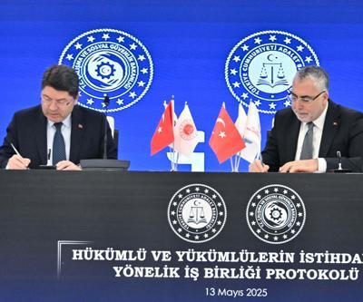 Hükümlü ve yükümlülerin istihdamına yönelik işbirliği protokolü imzalandı
