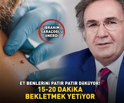 Prof. Dr. İbrahim Saraçoğlu önerdi Et benlerini patır patır döküyor 15-20 DAKİKA BEKLETMEK YETİYOR