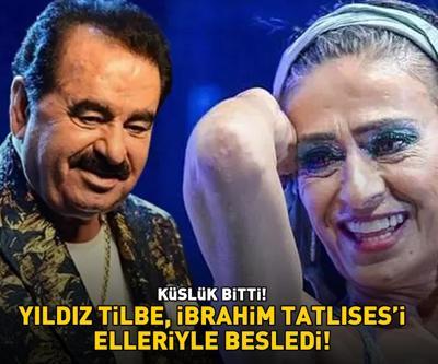 KÜSLÜK BİTTİ Yıldız Tilbe, İbrahim Tatlısesi elleriyle besledi