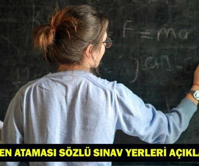 SÖZLEŞMELİ ÖĞRETMENLİK MÜLAKAT YERLERİ SORGULAMA: MEB 15 bin öğretmen ataması sözlü sınav yerleri açıklandı mı