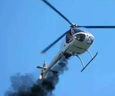 Gökyüzünde facia İki helikopter çarpıştı: Ölüler var