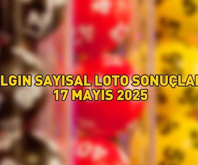 SON DAKİKA ÇILGIN SAYISAL LOTO SONUÇLARI AÇIKLANDI 17 MAYIS 2025 | 288.012.912 TL büyük ikramiyeli Çılgın Sayısal Loto sonuçları nasıl öğrenilir