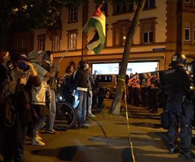 Eurovision finalinde Gazze protestosu