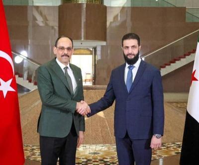 SURİYEDE KRİTİK TEMAS MİT Başkanı İbrahim Kalın, Şara ile ne konuştu