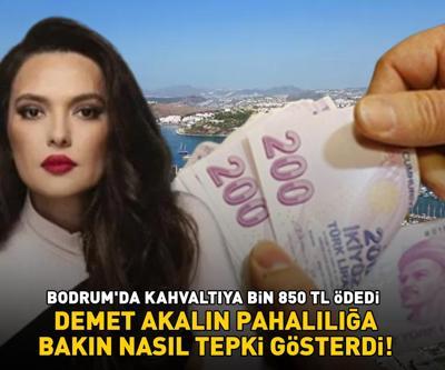 Kahvaltıya 1.850 TL ödedi Demet Akalın, Bodrumdaki pahalılığa bakın nasıl tepki gösterdi