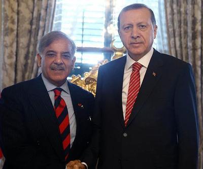 Cumhurbaşkanı Erdoğan, Pakistan Başbakanı Şahbaz Şerif’i kabul etti