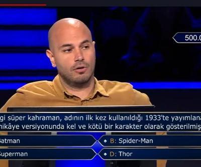 İLK SUPERMAN KELMİŞ Kel ve kötü bir karakter: Spider Man, Thor, Batman, Superman kel mi Kim Milyoner sorusu : 500 BİN TLlik