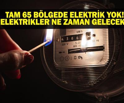 65 BÖLGEDE ELEKTRİK YOK 26 Mayıs İstanbul Elektrik Kesintisi Ne Zaman Bitecek İstanbulda Elektrikler Ne Zaman Gelecek BEDAŞ AYEDAŞ Elektrik Arıza Sorgulama