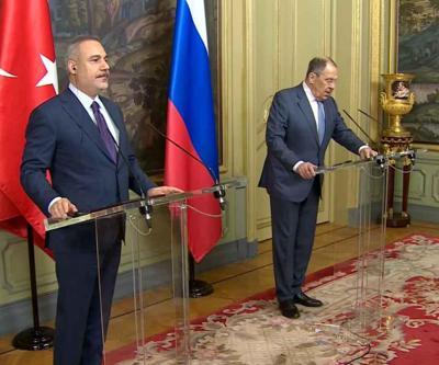 SON DAKİKA HABERİ... Ankaradan hangi mesajlar Putine iletildi Dışişleri Bakanı Hakan Fidan, Lavrov ile düzenlediği ortak basın toplantısında açıkladı