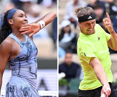 Fransa Açıkta Gauff ve Zverev ikinci tura yükseldi