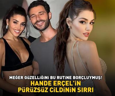 Hakan Sabancı’nın sevgilisi Hande Erçelin bebek gibi cildinin sırrı ifşa oldu Güzelliğini bakın neye borçlu Meğer günde 2 litre...