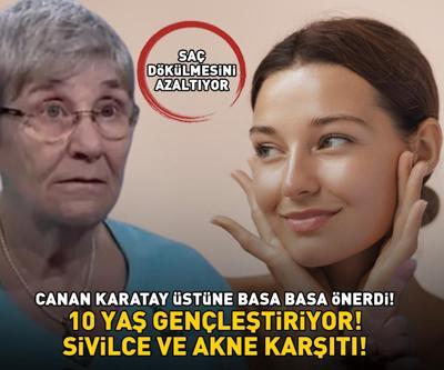 Prof. Dr. Canan Karatay önerdi Sivilce ve akneleri silip süpürüyor, saç dökülmesini azaltıyor