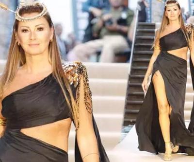Pınar Altuğ’un derin yırtmaçlı elbisesi sosyal medyada tartışma yarattı