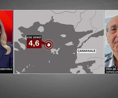 4.6lık deprem ne anlatıyor Ege fayı Marmarayı etkiler mi Uzman isim CNN TÜRKte anlattı