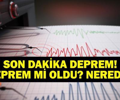 SON DAKİKA DEPREM 8 Haziran deprem mi oldu, nerede, kaç şiddetinde AFAD ve Kandilli Rasathanesi son depremler listesi