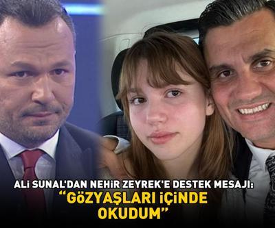 Ali Sunaldan Ferdi Zeyrek paylaşımı Babasına duygusal bir mesajla veda eden Nehir Zeyreke destek verdi: Gözyaşları içinde okudum