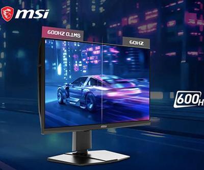 MSI’dan 600 Hz yenileme hızına ulaşan monitör