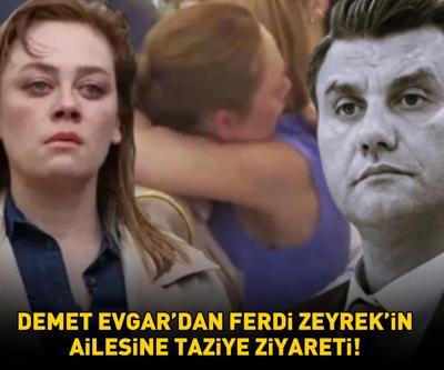 Demet Evgardan Manisa Büyükşehir Belediye Başkanı Ferdi Zeyrekin ailesine taziye ziyareti BAŞSAĞLIĞI DİLEDİ