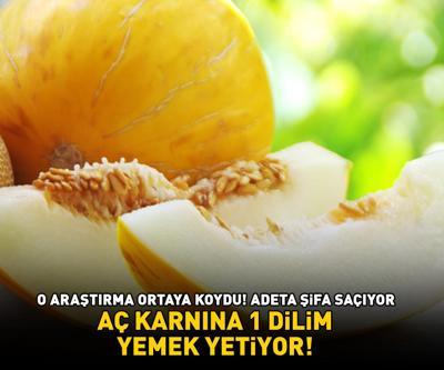 O araştırma ortaya koydu Aç karnına 1 dilim yemek yetiyor Yüksek su oranı ve potasyum içeriğiyle şifa oluyor