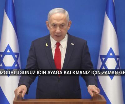 İRAN HALKINA ÇAĞRI | Netanyahu rejim değişikliği sinyali verdi: İSRAİL SİZİNLE DEĞİL ORTAK DÜŞMANLA SAVAŞIYOR