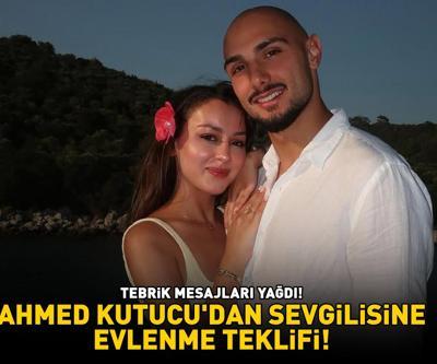 Galatasarayın yıldızı Ahmed Kutucudan sevgilisi Asena Atalara sürpriz evlilik teklifi TEBRİK MESAJLARI YAĞDI