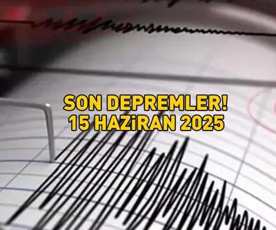 BİNGÖLDE DEPREM 15 HAZİRAN 2025 AFAD - KANDİLLİ RASATHANESİ | Bingölde deprem mi oldu, kaç şiddetinde Mardin ve Diyarbakırdan da hissedildi
