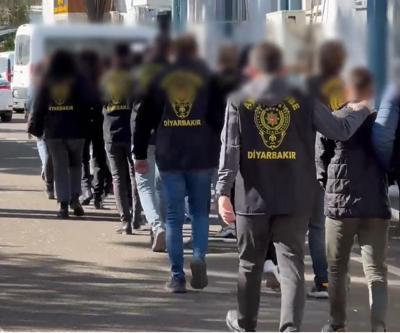 Diyarbakırda Çekirge operasyonu: 12 kişi tutuklandı