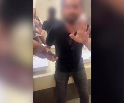 AVMde mide bulandıran olay Kadınlar tuvaletinde gizli çekim yapan sapık yakalandı