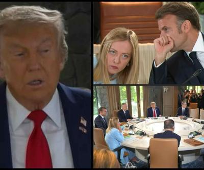 Macron Meloni’ye ne dedi G7’den çok konuşulan görüntüler İtalya Başbakanı’nın o hareketi kameralara yakalandı