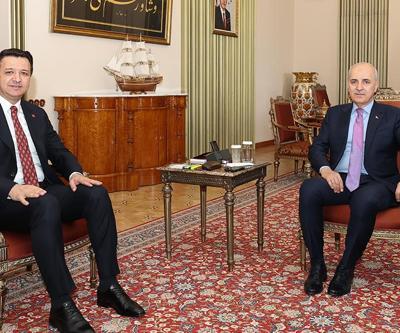 TBMM Başkanı Numan Kurtulmuş, Saadet Partisi Lideri Mahmut Arıkanı kabul etti