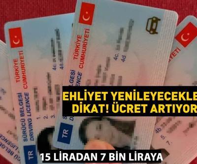 Ehliyet yenileme son günü yaklaşıyor Fiyat 7 bin TLye çıkacak İşte gerekli belgeler, evraklar ve yenileme işlemine dair bilgiler