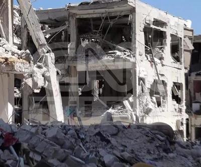 CNN TÜRK GÖRÜNTÜLEDİ: İşte İran saldırısında yıkılan Tel Aviv