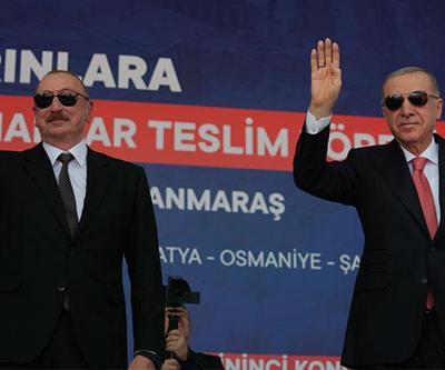 SON DAKİKA || 250 bininci deprem konutu teslim töreni Cumhurbaşkanı Erdoğan ve Aliyev Kahramanmaraşta
