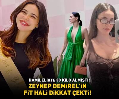 Hamilelikte 30 kilo almıştı Volkan Demirin güzeller güzeli eşi Zeynep Demirel fit hali ile dikkat çekti