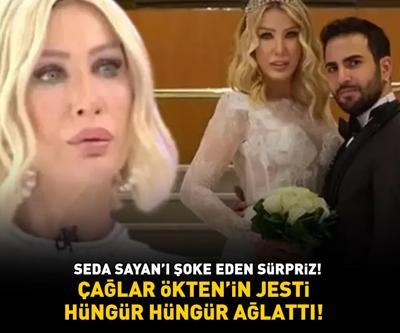 Seda Sayan’ı şoke eden sürpriz Çağlar Ökten’in jesti hüngür hüngür ağlattı