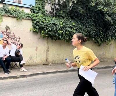 SINAVA 1 DAKİKA KALA Görüntüler film sahnelerini aratmadı