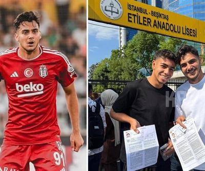 Beşiktaşın genç golcüsü Mustafa Erhan Hekimoğlu, YKS sınavına girdi