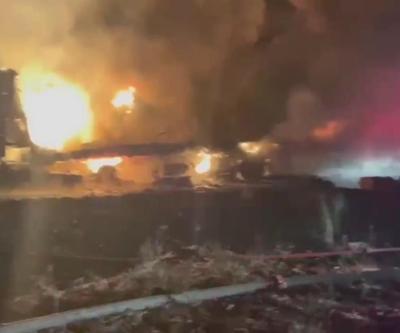 Şanlıurfada seyit halindeki TIR alev aldı