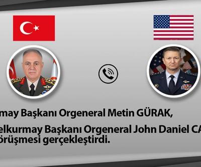 Genelkurmay Başkanı Gürak, ABD’li mevkidaşı ile görüştü