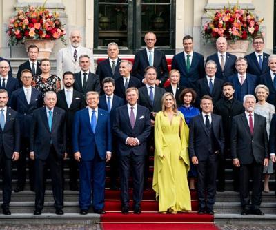 NATO Zirvesi’nde dikkat çeken o kare: Fotoğrafta 5 kadın daha var ama o hepsini gölgede bıraktı