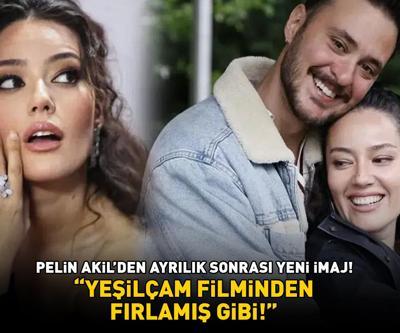 Anıl Altandan ayrılan Pelin Akilden yeni imaj Gören aynı şeyi söyledi: YEŞİLÇAM FİLMİNDEN FIRLAMIŞ GİBİ