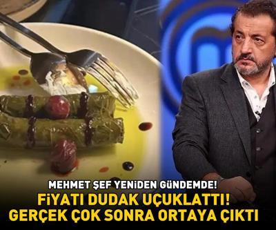 MasterChef Mehmet Yalçınkayanın restoranındaki yaprak sarma fiyatı dudak uçuklattı GERÇEK SONRA ORTAYA ÇIKTI