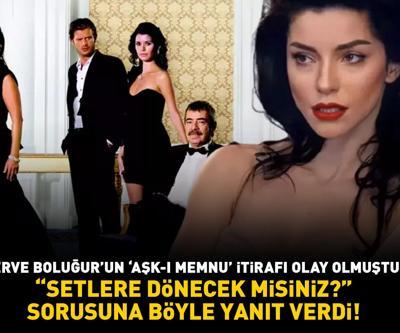 ‘AŞK-I MEMNU’ İTİRAFI OLAY OLMUŞTU Merve Boluğur, Setlere dönecek misiniz sorusuna bakın ne yanıt verdi