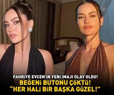 Fahriye Evcenin yeni imajı olay oldu Beğeni butonu çöktü HER HALİ BİR BAŞKA GÜZEL