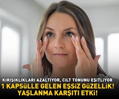 YAŞLANMA KARŞITI ETKİ Kırışıklıkları ütü gibi açıyor, cilt tonunu eşitliyor 1 kapsülle gelen eşsiz güzellik